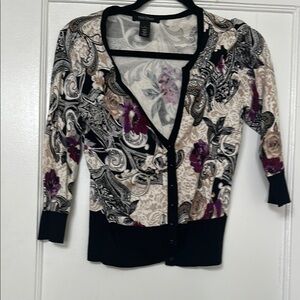 Floral and Paisley Cardigan